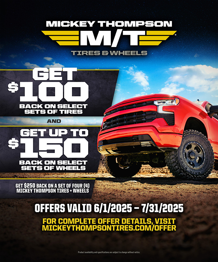 Mickey Thompson Tire Rebate
